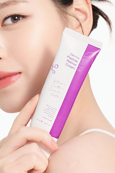 RESH LAB Derma Peptide Retinol Cream - Peptide Retinol Moisturizing Cream & Anti-Aging and Anti-Blemish Face Cream