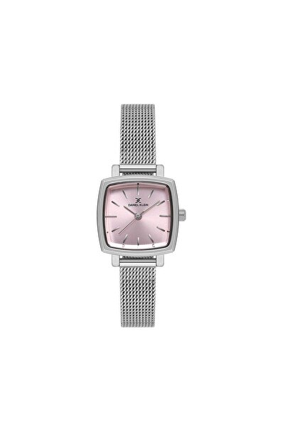 Daniel Klein Dk102-Dk.1.13726-2 Pink Dial Wicked Strap Square Women's Wristwatch