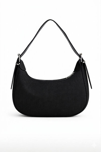 REVENKO Pera Baget ve omuz Çantası Siyah