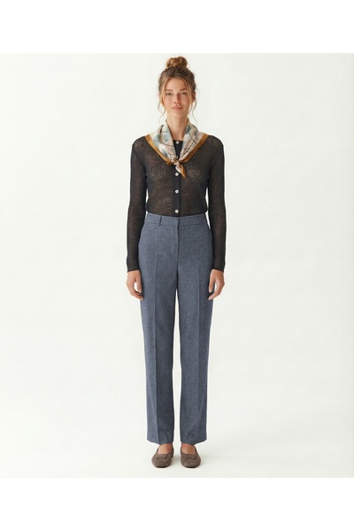 Yargıcı Straight High Waist Pants