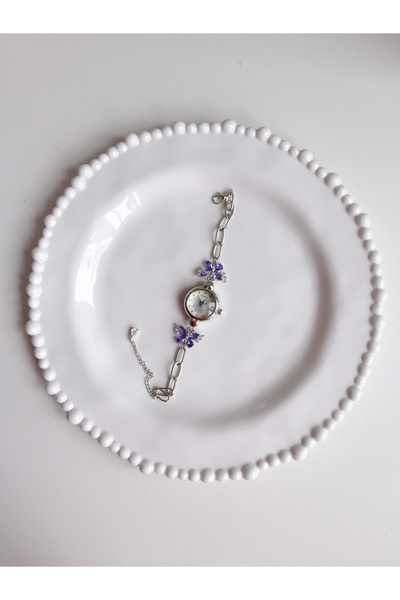 Reorah Collection ساعة أجنحة الأحلام باللون الأرجواني - ساعة فراشة أرجوانية