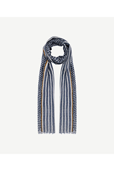 Yargıcı Geometric Patterned Wool Shawl