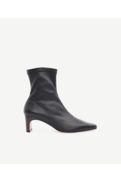 Yargıcı Leather Heeled Sock Boots