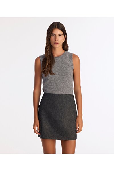 Yargıcı A Form Normal Waist Skirt