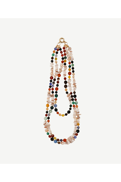 Yargıcı Akik Ve Detaylı Kolye