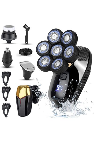 Linomag Πολυλειτουργική ηλεκτρική ξυριστική μηχανή, Linomag® 7D 5 σε 1, οθόνη...