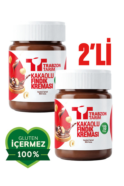 Kakaolu Fındık Kreması (%13 Fındık) 320g x 2 Adet