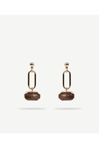 Yargıcı Natural Stone Detailed Dangle Earrings