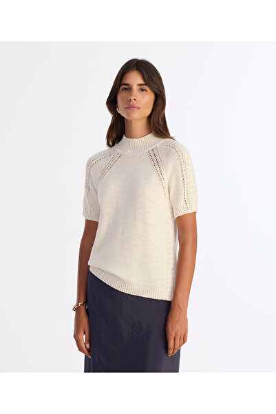 Yargıcı Regular Dik Yaka Kısa Kol Kazak