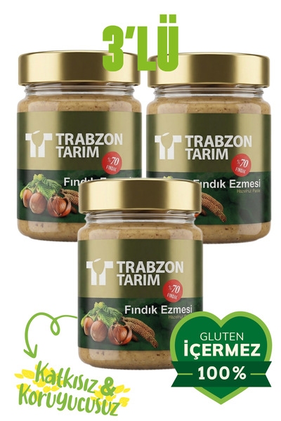%70 Fındık Ezmesi 300g x 3 Adet