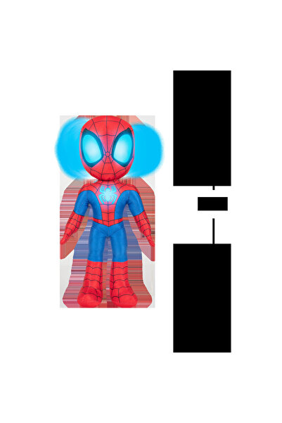 spidey - Feature Plush Glow Webs Spidey, Light-Up Action Figure Toy for Kids