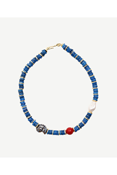 Yargıcı Doğal Taş Ve Detaylı Kolye