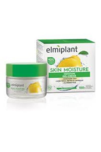 ELMIPLANT Skin Moisture Gel-Crema Hidratanta 24H Cu Prebiotice Pentru Ten Nor...