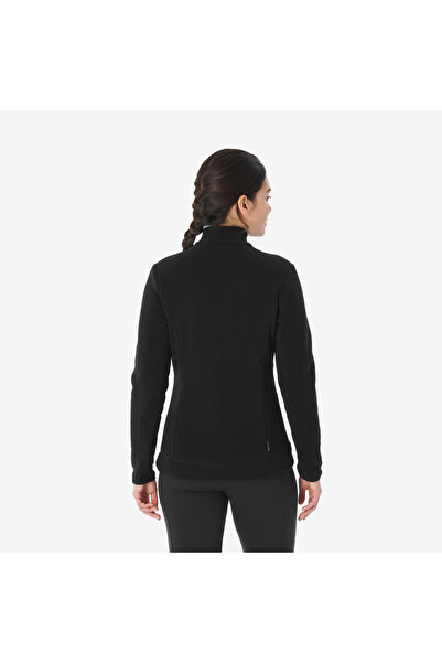 Decathlon Quechua Kadın Outdoor Polar Mont - Siyah - MH100