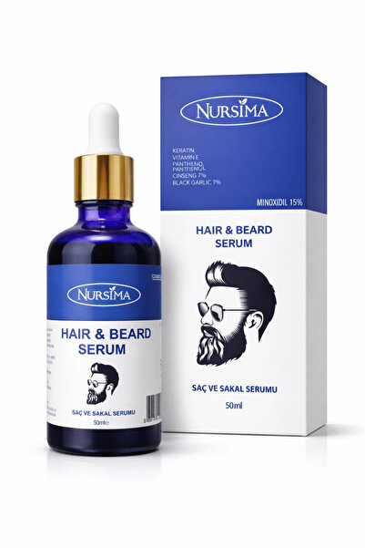 Genel Markalar Saç ve Sakal Serumu – 50 ml | Doğal Bitkisel Bakım Yağı