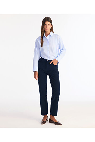 Yargıcı Bootcut Normal Waist Trousers