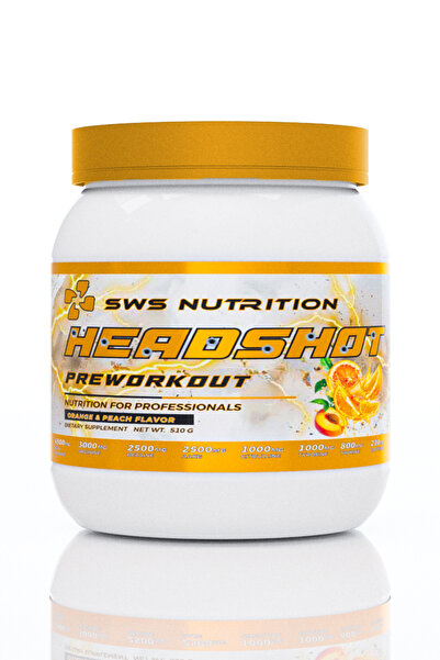 PreWorkout Headshot Portakal Şeftali 510 gr 30 Servis Pre workout