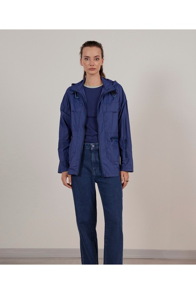 Yargıcı Raincoat with Pocket Detail