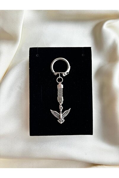 PEONY peonyofficiall Gümüş Anka Kuşu Tasarım Kartal Anahtarlık Erkek Anahtarlık