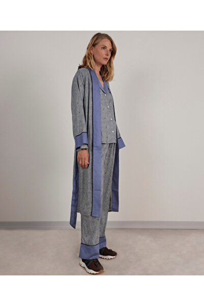 Yargıcı Kontrast Detaylı Pijama Üstü