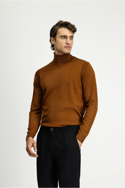 Kiğılı Turtleneck Regular Fit Wool Knitwear Sweater