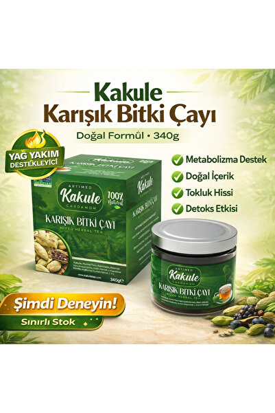 FivesOrganik Kakule Çayı 250 gr – Doğal Zayıflama Destekleyici Bitki Çayı ( 1...