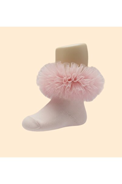ZÜRİ KİDS Soft Ballet Pembe Tüllü Çorap
