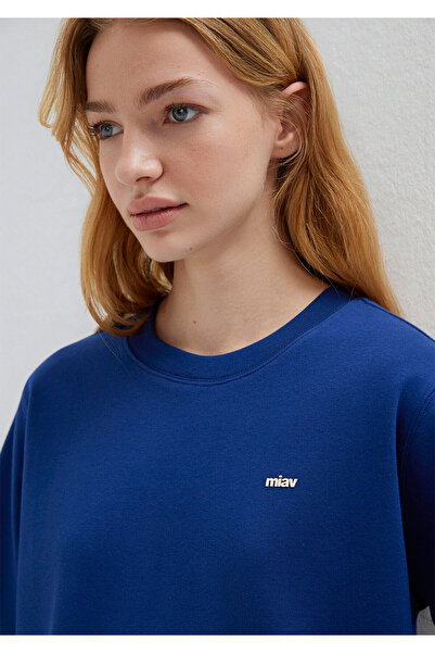 Mavi Miav Printed Navy Blue T-Shirt Regular Fit / Normal Cut 1614092-70722