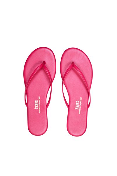 Tkees Women's Classic Fuchsia Stylish Daily Flip Flops