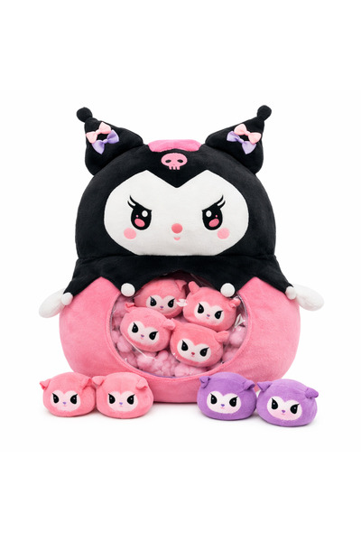 OEM Jucarie de Plus Kuromi cu Pui, 40 cm, Plus Mare si Pufos pentru Copii