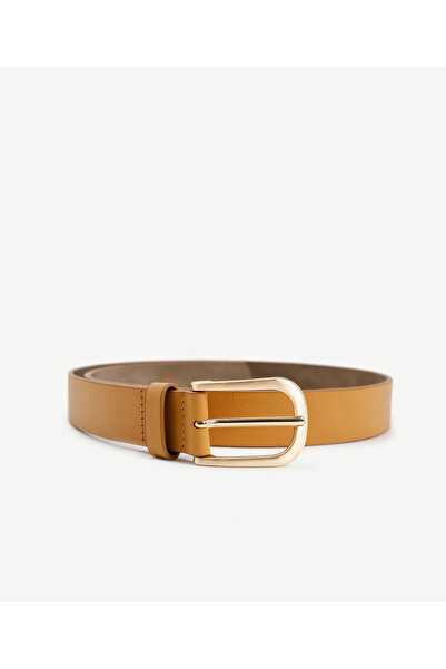Yargıcı Renk Detaylı Deri Kemer
