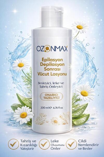 ozonmax Epilasyon Depilasyon Sonrası Vücüt losyonu 200 ml-besleyici leke ve