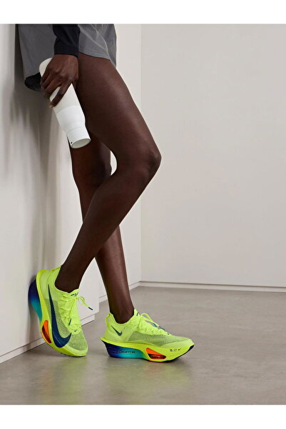 Nike W Air Zoom Alphafly Next% 3 Kadın Sarı Koşu Ayakkabısı FD8315-700