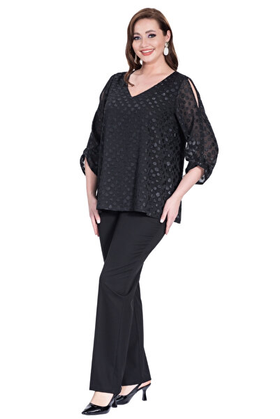 Christine Cotton Club Kadın Siyah Pantolon