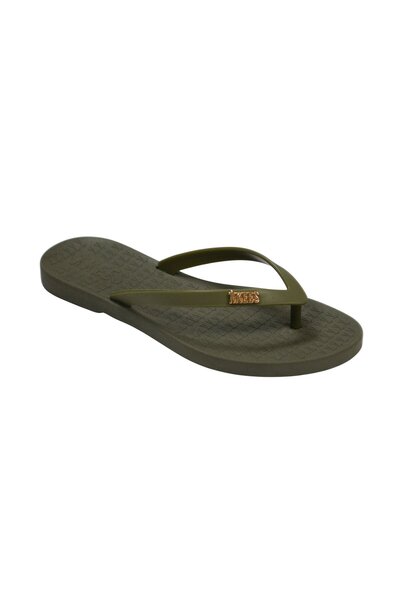 Tkees شبشب شاطئ نسائي باللون الكاكي