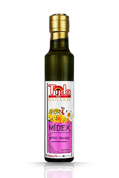 TİJDA Midex Taze Bitkilerden Saf bitki özleri karışımı sıvı formda 250 ML