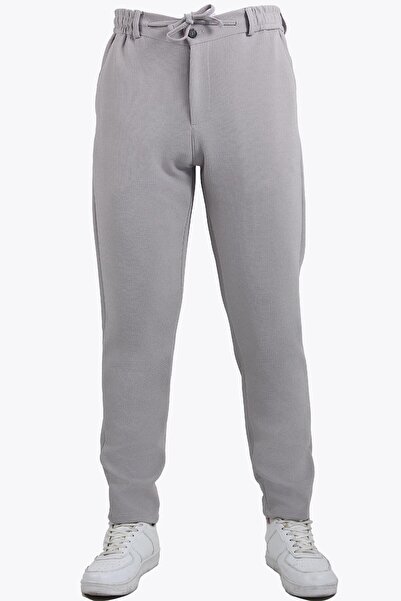 Mckanzie 939 Παντελόνι με οδοντωτό ύφασμα και ελαστική μέση