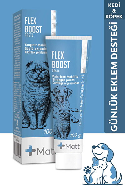 matt Flex Boost Paste – Kedi & Köpek Eklem ve Kıkırdak Desteği Macun
