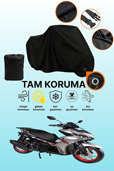 dokaca غطاء دراجة نارية متوافق مع Black Lock وRevolt Rsx3، غطاء واقي