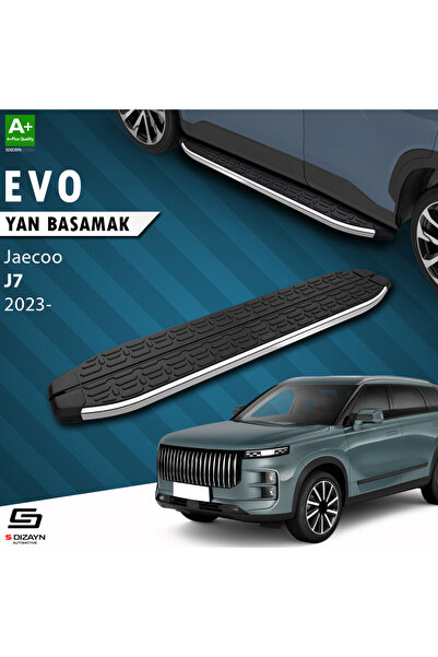 S Dizayn Jaecoo J7 Evo Krom Yan Basamak 183 Cm 2023 Üzeri JA-JA7-YBS-EV-KA-183-E