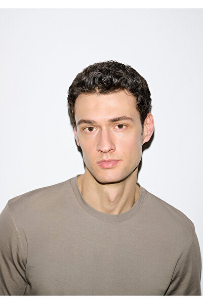 Mavi Lightweight and Flexible Brown Travel T-Shirt Regular Fit / Normal Cut 0...