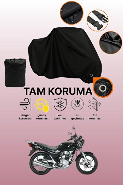 dokaca غطاء دراجة نارية متوافق مع SYM XS 125K من Black Lock، غطاء واقي