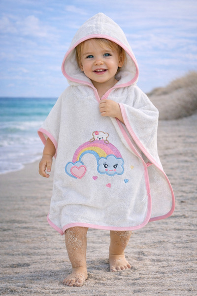 Tomuycuk 100% Cotton & Baby Bath Towel - Soft & Water Absorbent Towel with Ra...