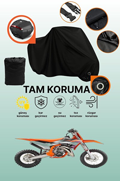 dokaca حقيبة خلفية سوداء وقماش متوافق مع دراجة نارية KTM 65 SX