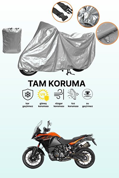dokaca حقيبة خلفية رمادية اللون وقماش دراجة نارية متوافق مع KTM 1090 Adventure