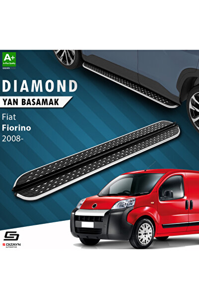 S Dizayn S-Dizayn Fiat Fiorino Diamond Krom Yan Basamak 173 Cm 2008 Üzeri A+ ...