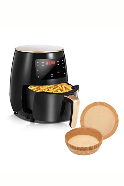 OEM Friteuză Air Fryer 6L, 2400W, Touch Screen, 8 programe + 100 hartii de co...