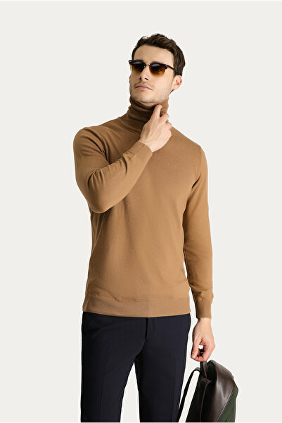 Kiğılı Turtleneck Regular Fit Cotton Knitwear Sweater