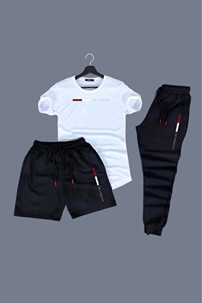 Eşofmancım Pánska sezónna 3-dielna súprava s potlačou na spodnej a vrchnom ča...