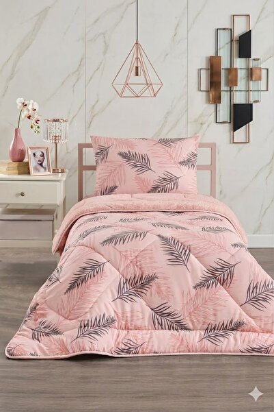 BAMİROSE Diamond Luxury Wellsoft Single Double-Sided Quilt + Pillowcase, Slee...